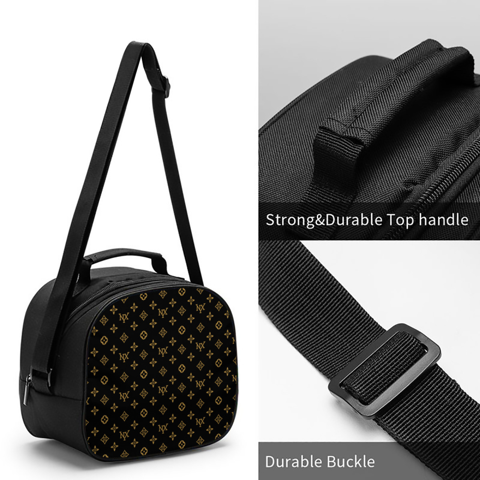 NXY Insulated Lunch Bags Leakproof Veuves Lunch Container Cooler Bag Tote Brown Lunch Box Office Food Storage Bag 3KHZQA 26401651