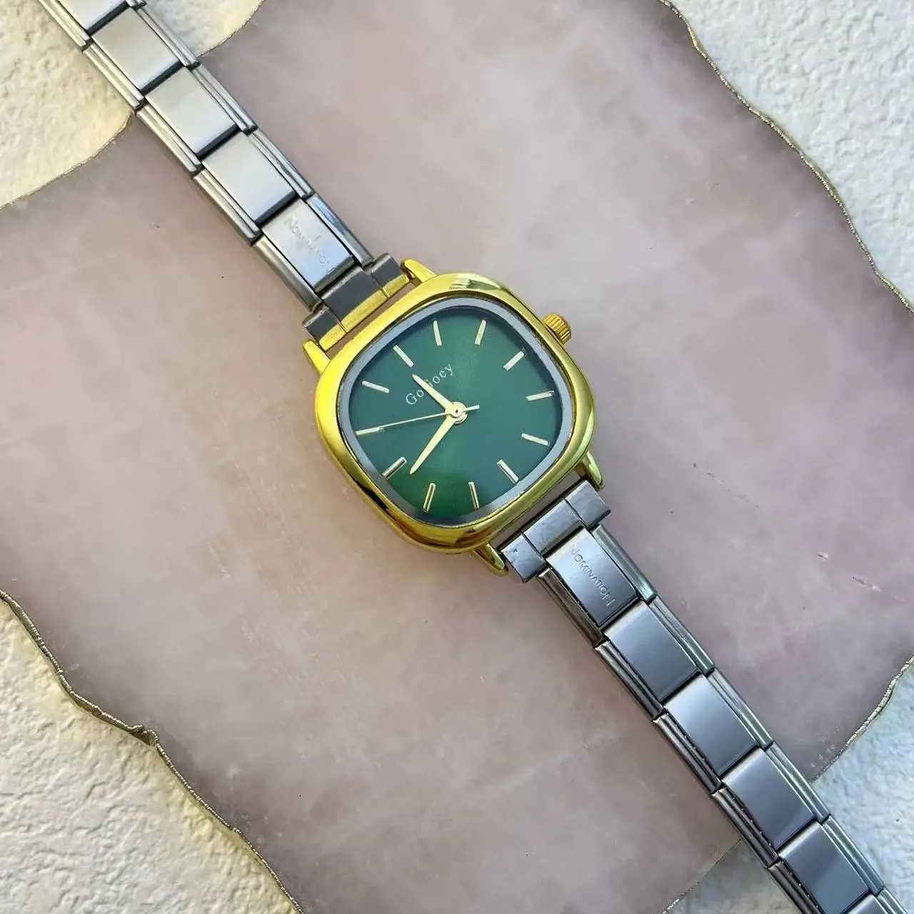 Chic Design Minimalist Wen Men Squarel Quartz Watch Stainless Steel Strap Fashion Party Birthday Daily Perfect Gift X250904