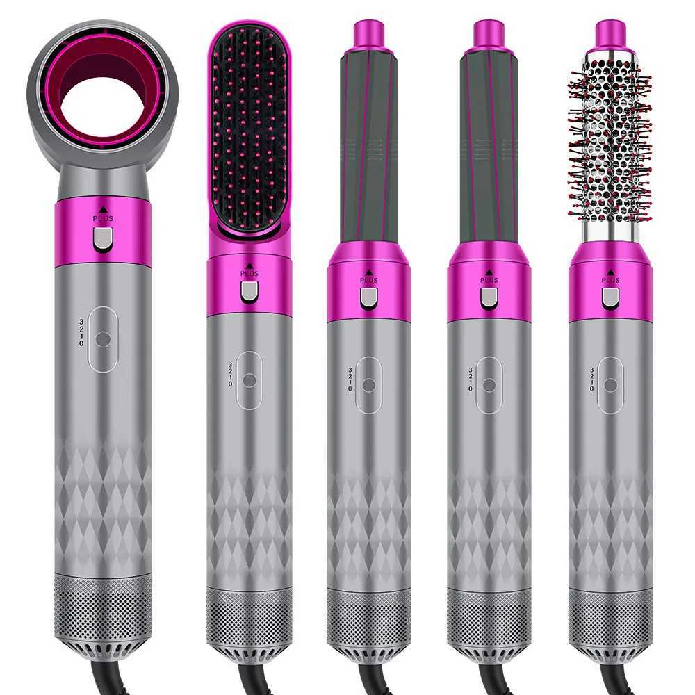 HIENA 5in1 Hair Dryer Set For Men And Women Portable Multifunction Straight Hair Curling Iron Salon Hairdressing AccessoriesW250904