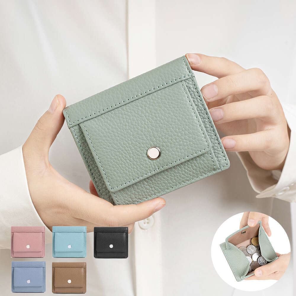 New Wallet Short Thin Card Holder Women's High-end Mini Simple Coin Purse designer wallet B5