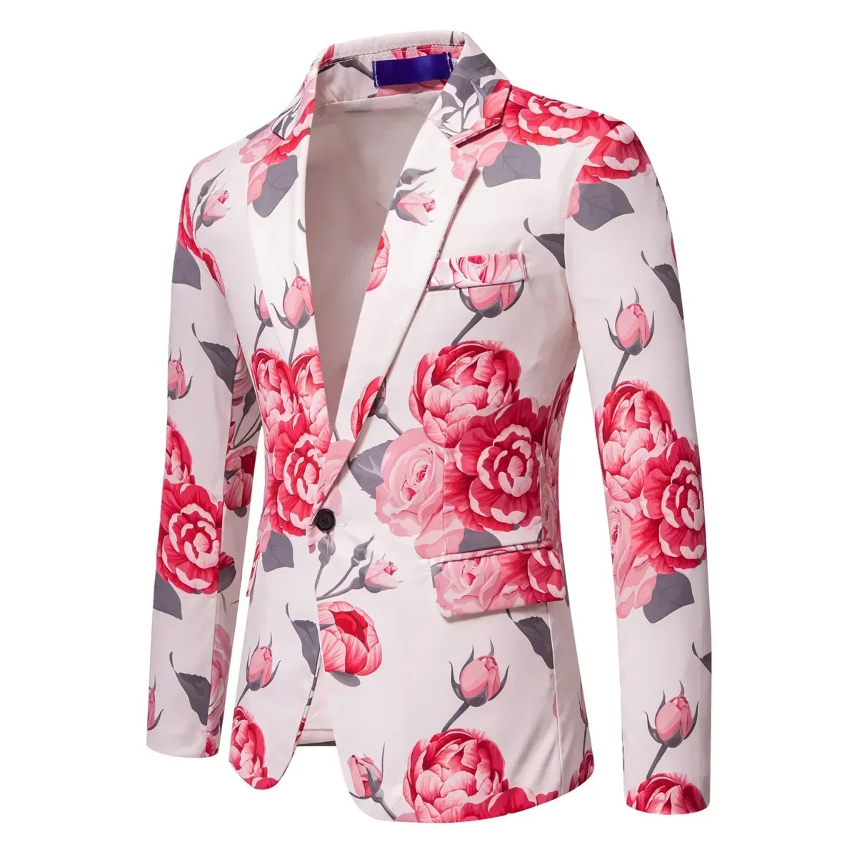 Mens Suit Jacket Floral Art Suit Business Casual Suit Jacket Blazer Men Clothing 250903