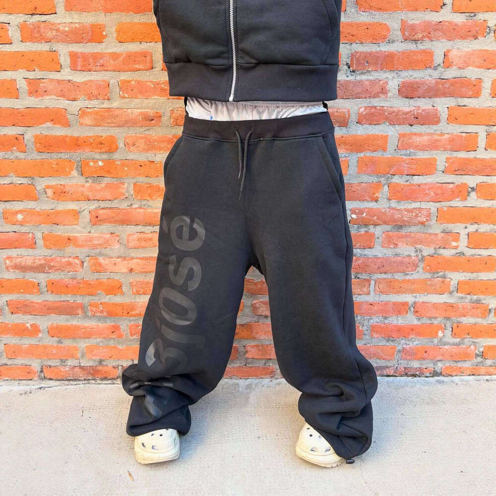 Winter Y2K Camouflage Fur Collar Hoodie Letter Print Fashion Street Style Warm Unisex Set