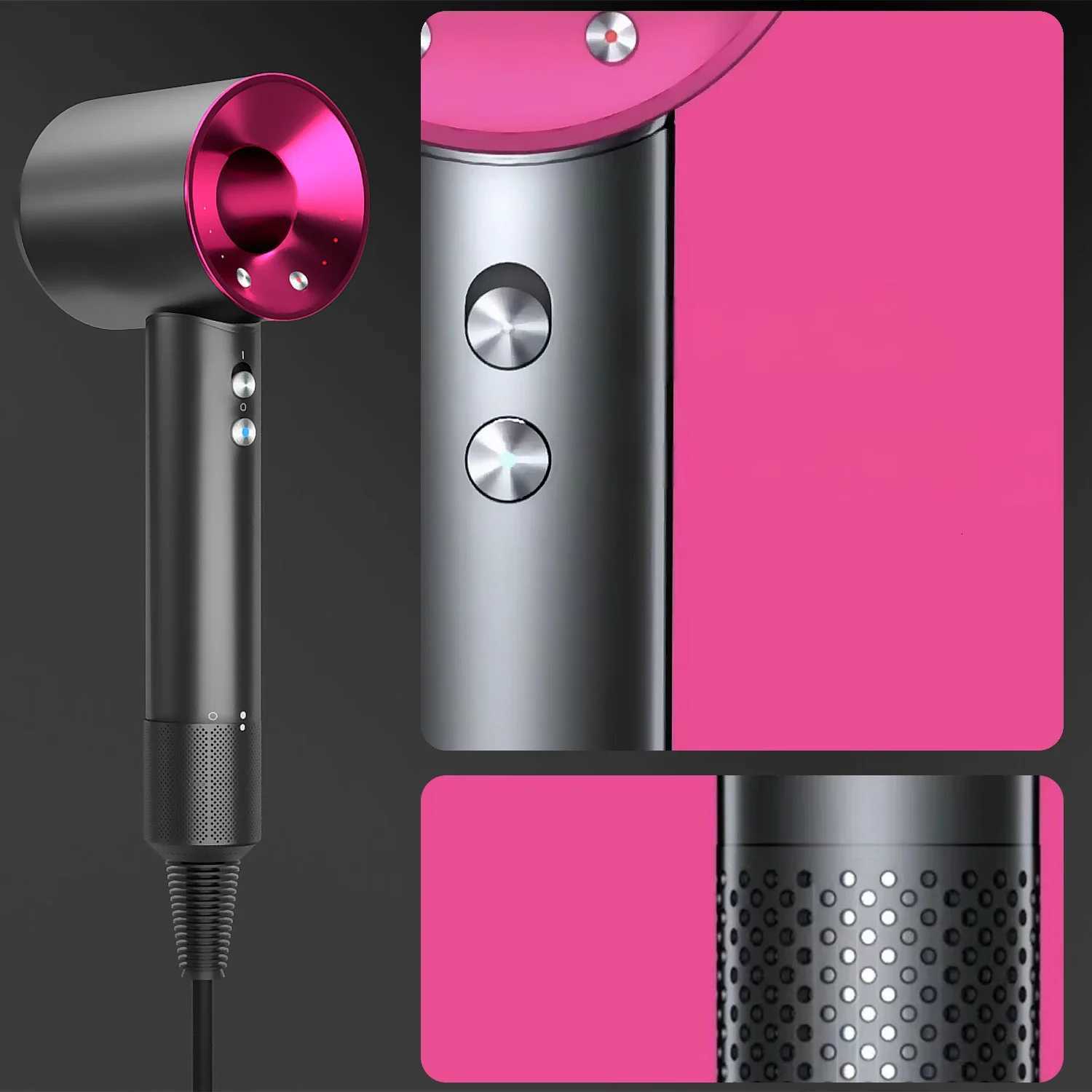 NEW Highpower Leafless Hair Dryer 110000 Rpm Professional 200 Million Negative Ion Hair Care Quickdrying Household Hair DryerW250904