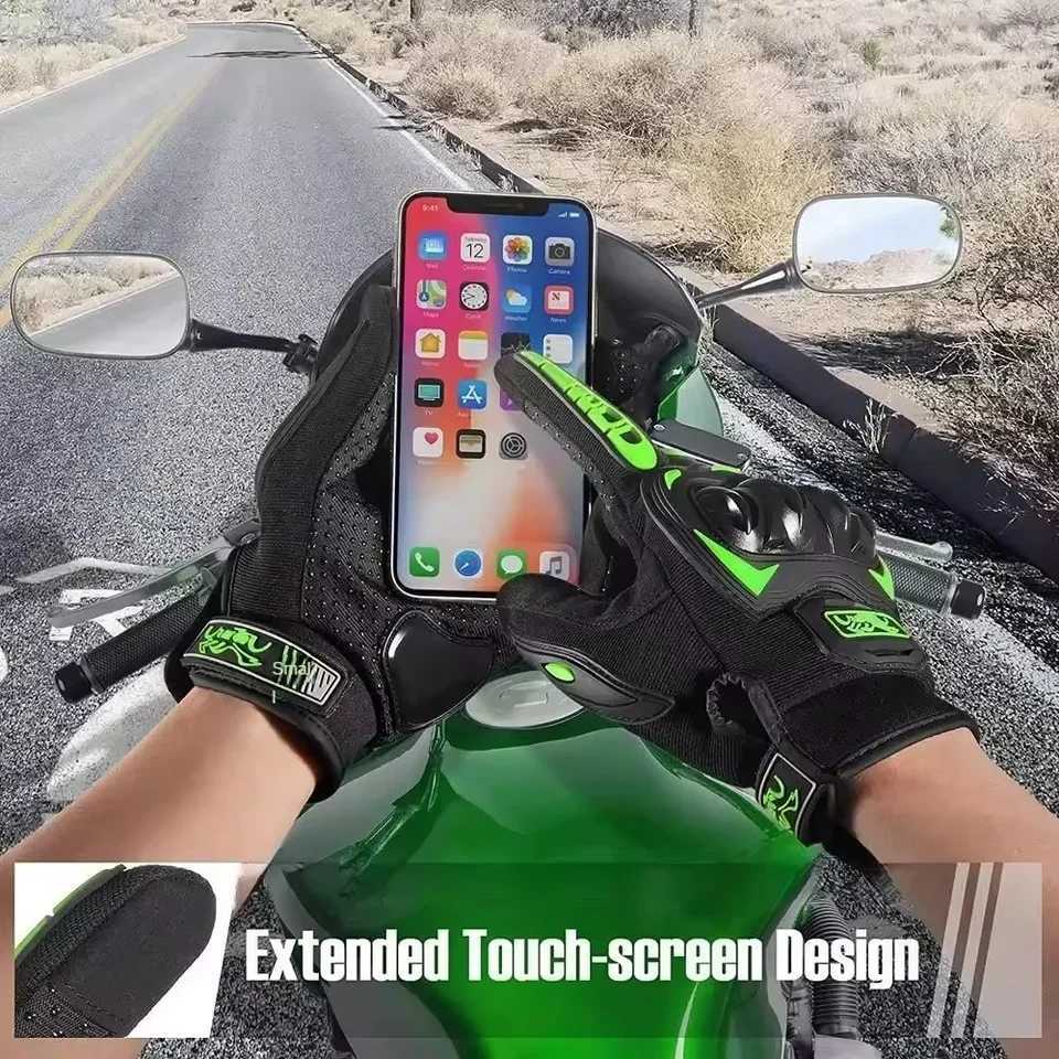 Summer Motorcyc Riding Gloves Breathab Hard Knuck Touchscreen Compatib Tactical Dirt Bike Moto GlovesXJ250904