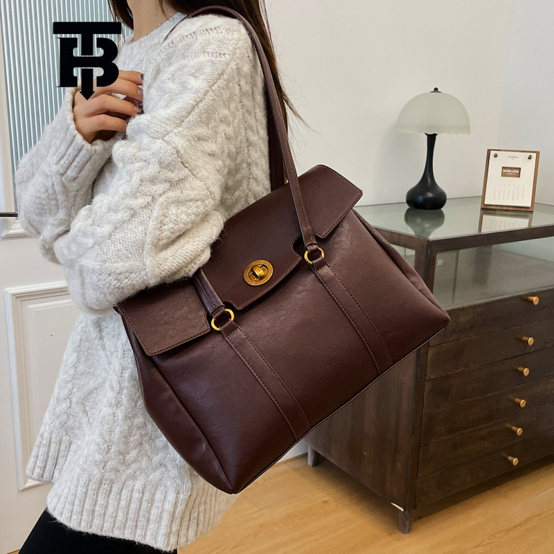 TB BHULAMTE Underarm Retro Fashion Tote Bag for Women 2025 Spring and Autumn Designer s bag New Bags Simple Casual Shoulder Bag High-end Women's 