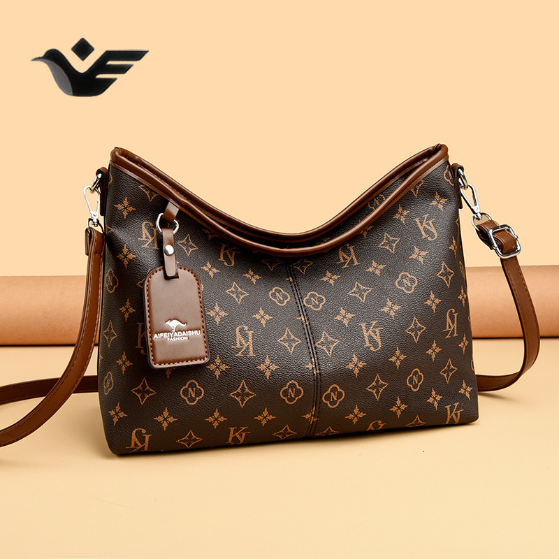 Feiyan Free Shipping New Designer Bag Luxury Shopping Bag Large Capacity Retro Tote Bag For Women 2025 New Vintage Floral Women's Bag Casual Hand
