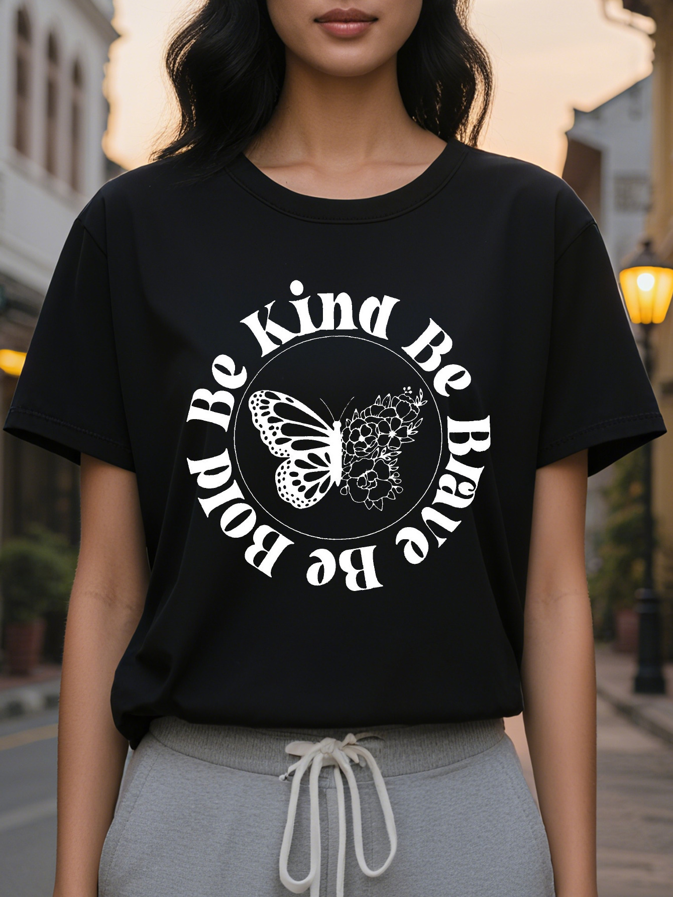 Always You Worthy Be Kind Floral Reference Casual Crewneck Vest Women's Summer Fashion Inspirational Clothing