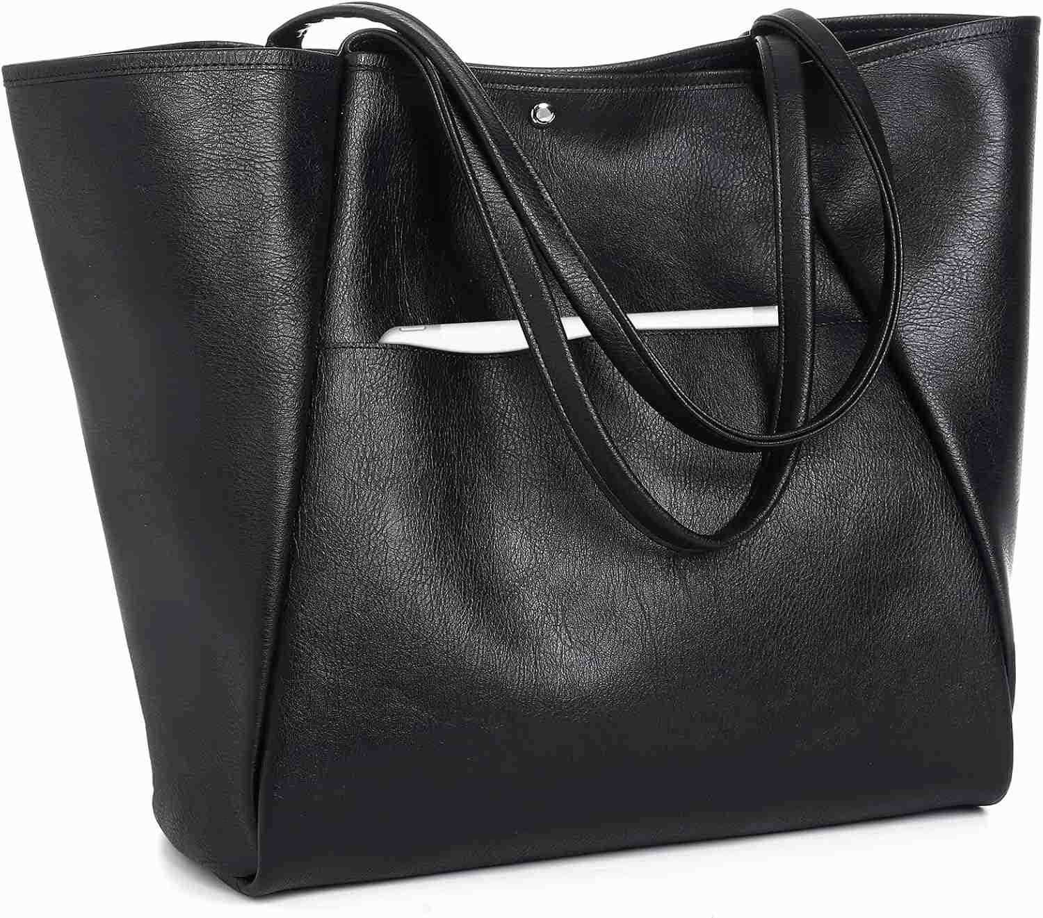 Large Tote Bag for Women Work 25L Travel Vegan Leather Ladies Handbags Weekender PursesW250904