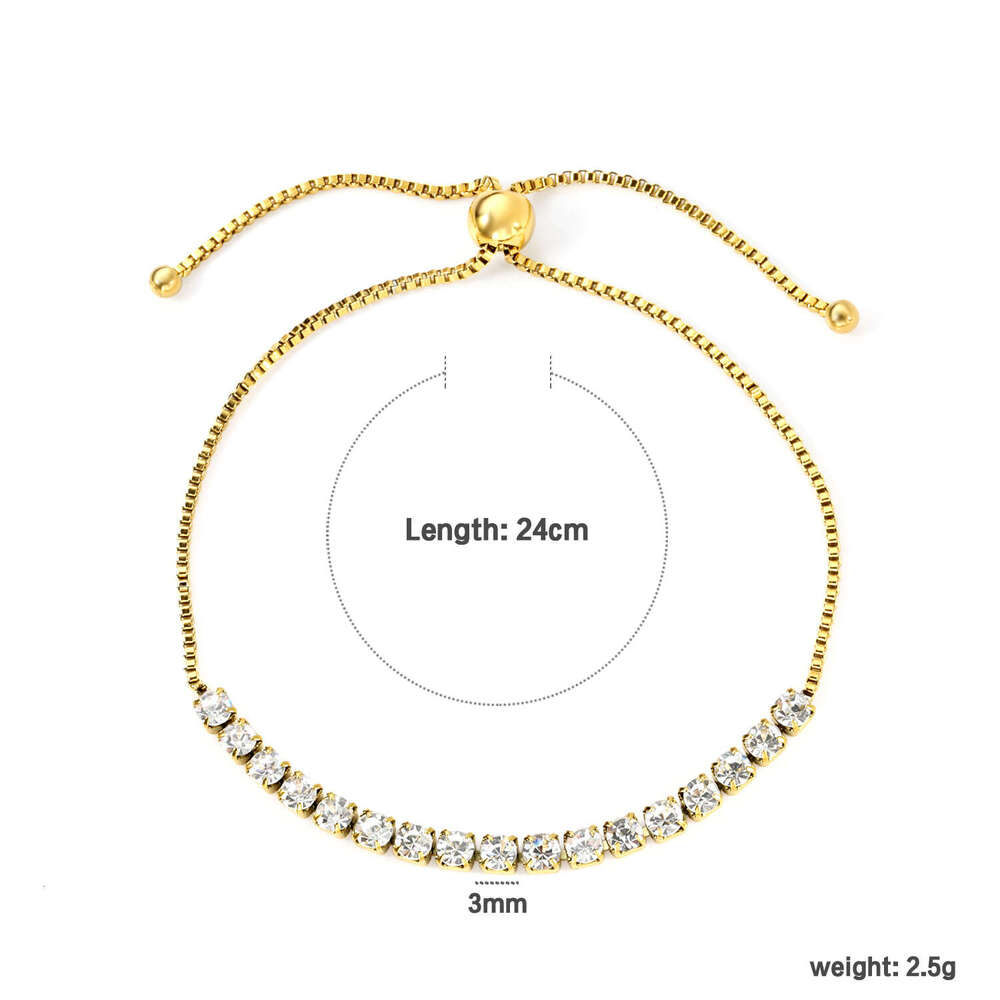 Trendy Stainless Steel Wheat-Shaped Bead for Women, Light Fashion Versatile High-End Bracelet