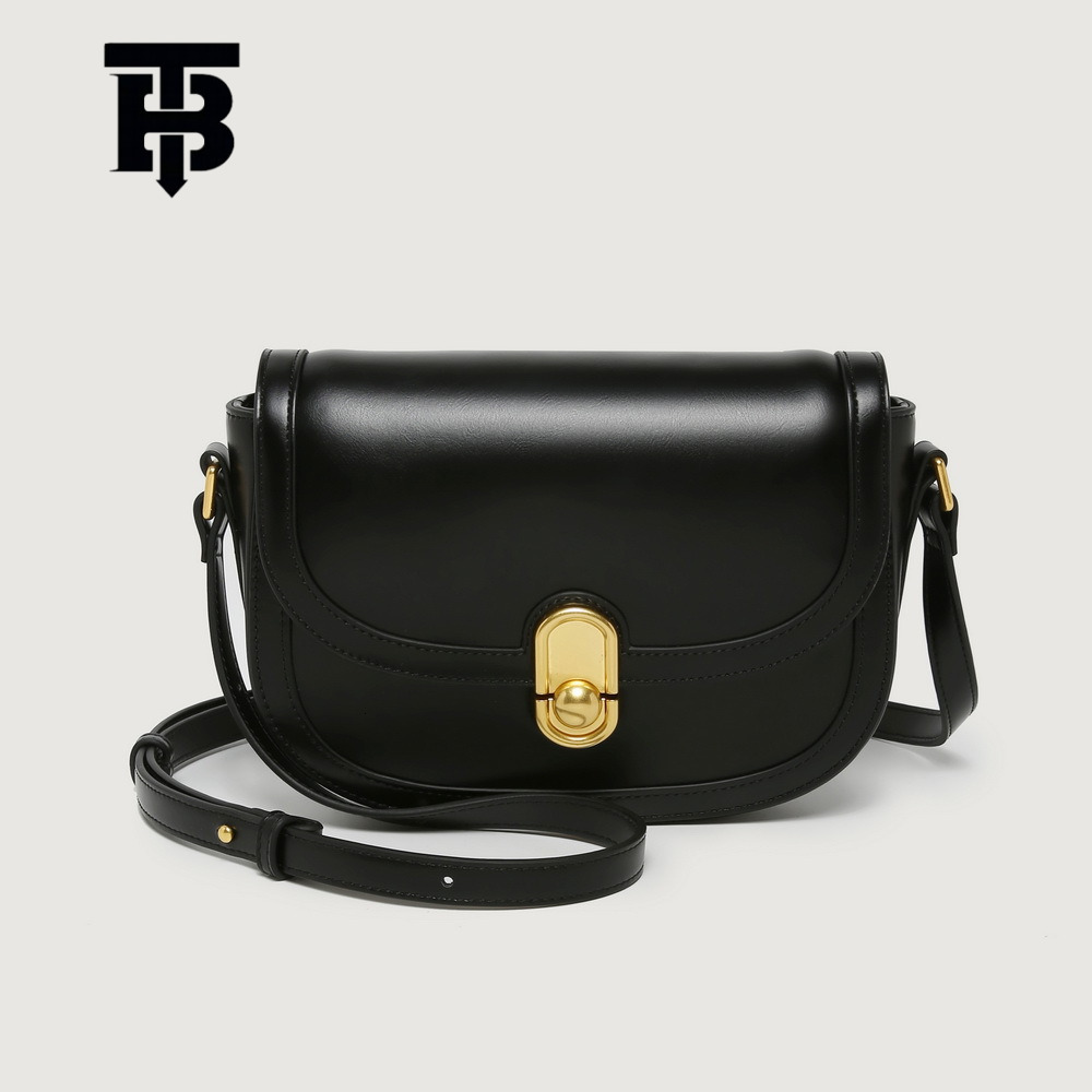 TB BHULAMTE Soft Leather High-Quality Texture Saddle Bag Summer New Designer s bag Versatile Underarm Bag Crossbody Women's Bag Fashion Casual Ni
