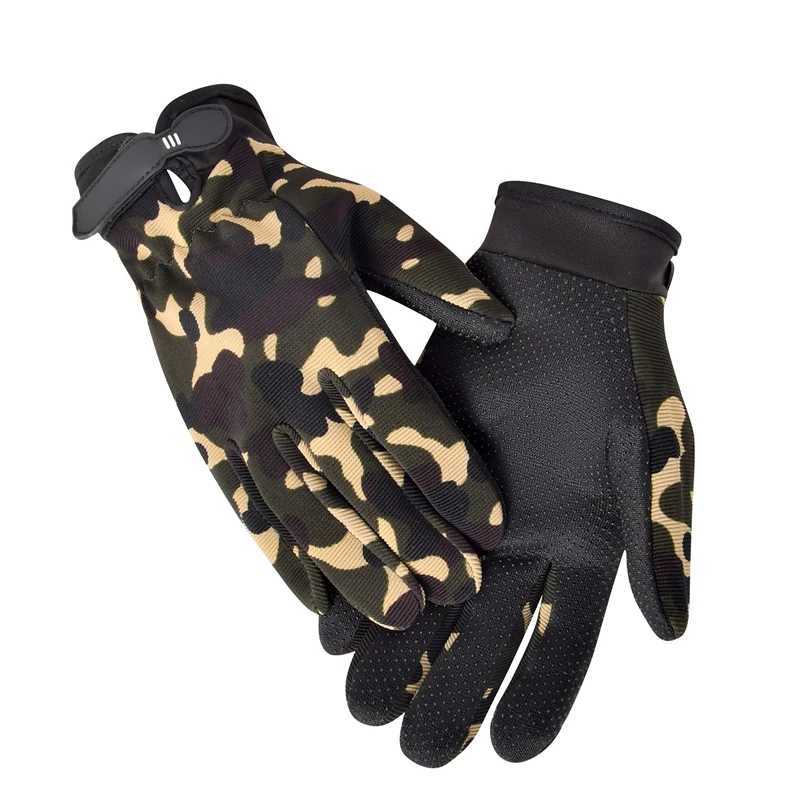 Summer Tactical Gloves Breathab Antiskid Bicyc Airsoft Tactical Shooting Riding Cycling Work Gear Mens Fishing GlovesXJ250904