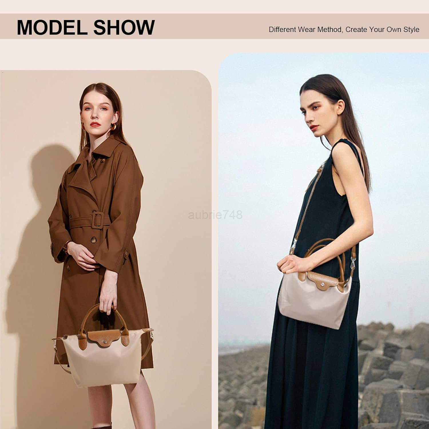 Mini Crossbody Bag for Women Casual Lightweight Small Nylon Tote Bag Ladies Shoulder Purses Handbags With Strap M250904