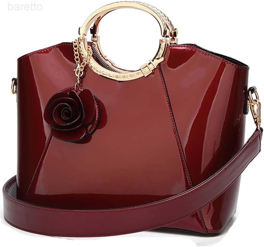 Leather Handbags for Women Top Handle Tote Bags Stylish Satchel Handbag Evening Bag Purses Ladies Shoulder Bags M250904