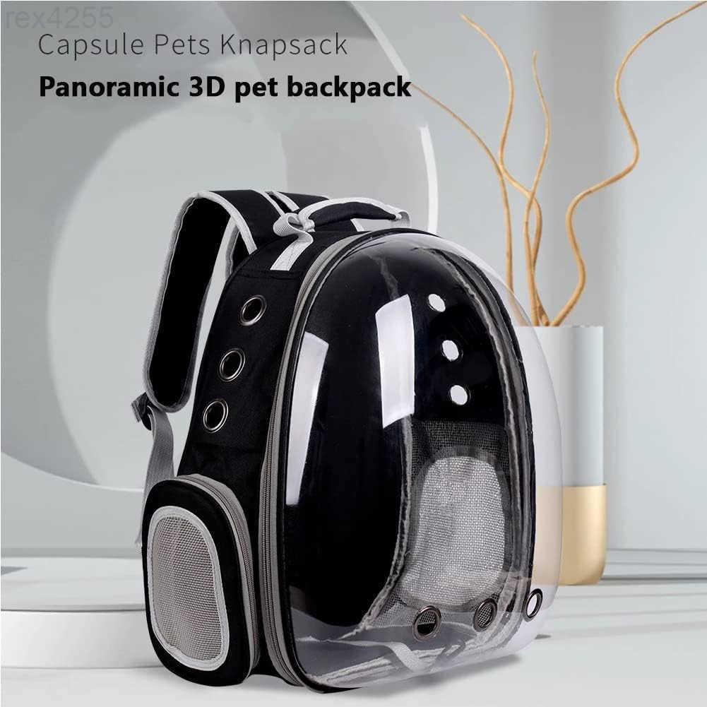 Animal Carrier BackpacksTransparent Space Capsule Bubble Pet Backpack Bag for Small Dogs Cats Airline Approved Travel CarrierW250904