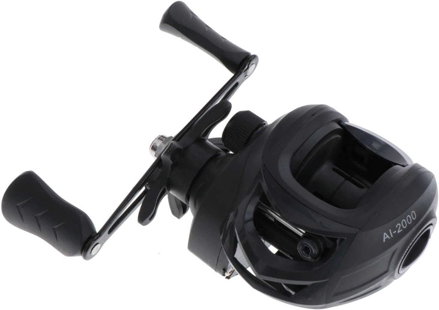 Baitcaster Fishing Reel 76 LB Drag 1 Shielded Ball Bearings Brake System W250904