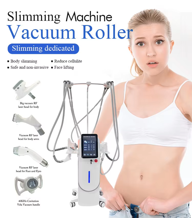 4 in 1 Body Shaping Slimming Vacuum Roller Smooth Shape Face Lift Firming Skin Rejuvenation Firming Massager Machine For Sale