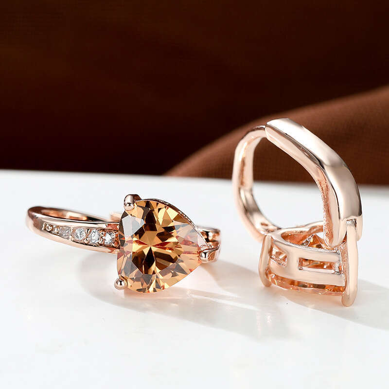 Women Romantic Multi-Color Heart Zircon Hoop Earrings - Silver-Plated Elegant Versatile Statement Jewelry for Daily Wear Date Nights Parties Gifting