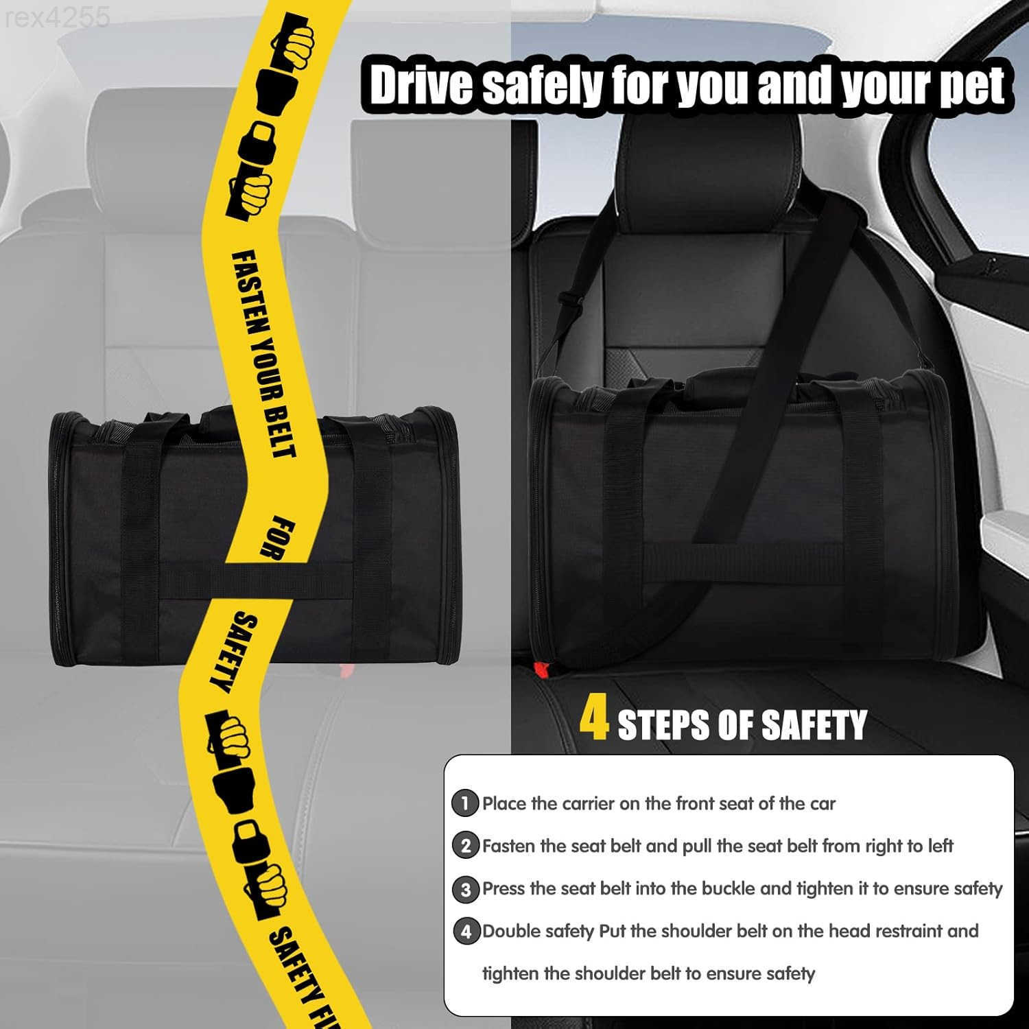 Cat Carrying Case Pet Dog Carrier SoftSided Cat Bag Airline Approved Pet Travel Carrier Up to 15 Lbs Collapsible Cats Carrier Dog Carrier for Medium S