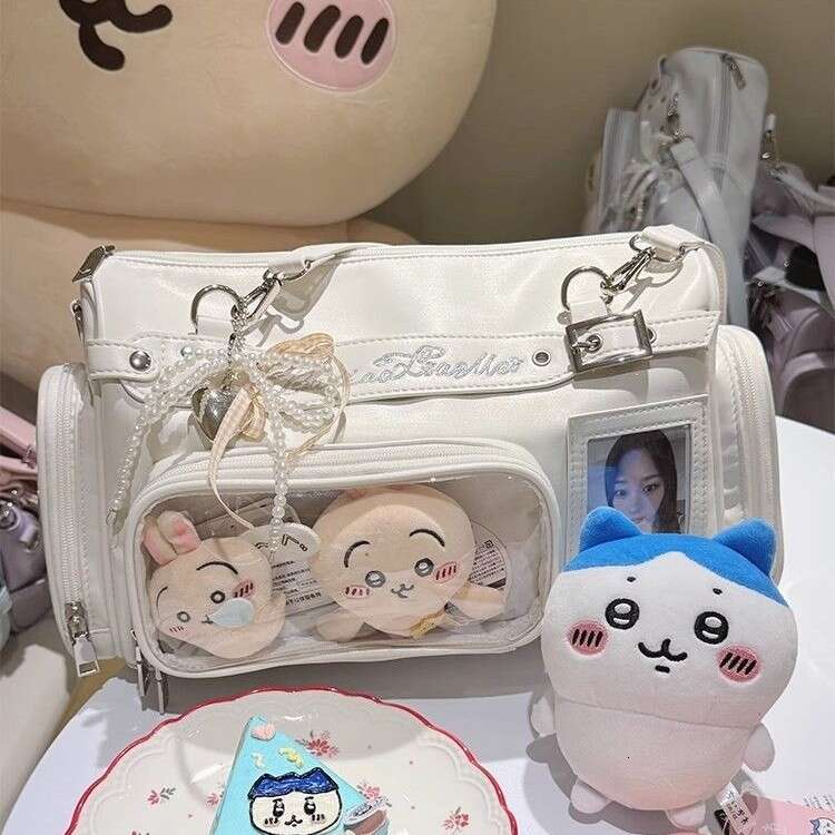 Temperamental Mei Pain Niche Women's Bag Versatile Casual Handbag Shoulder Transparent Boston Xiaochunmachi