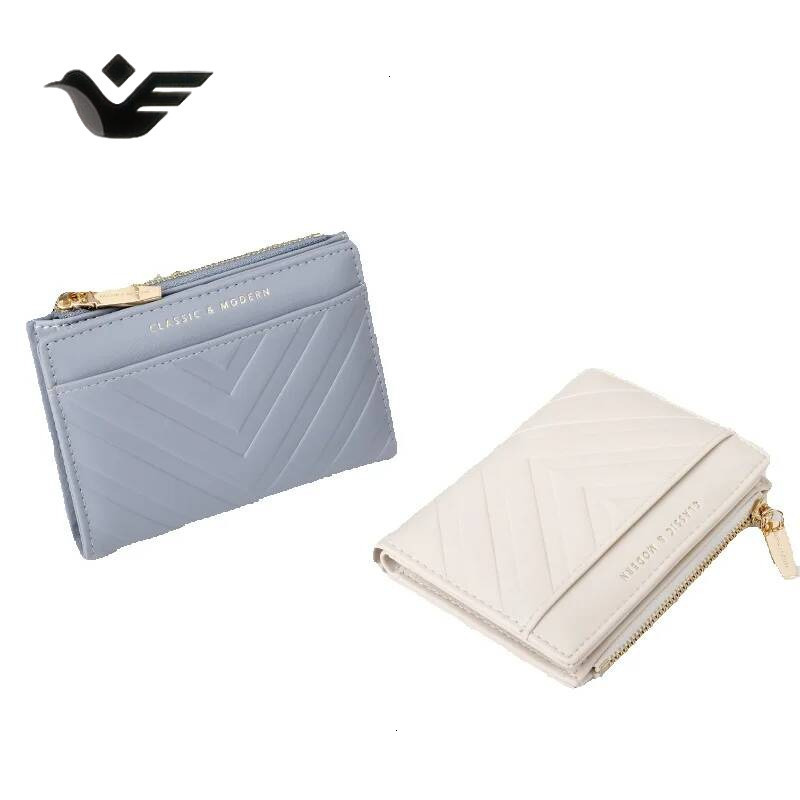Feiyan Free Shipping New Designer Bag Luxury Shopping Bag Striped Embossed PU Leather Wallet For Women Ins Multi-card Slot Cross-border Versatile Smal