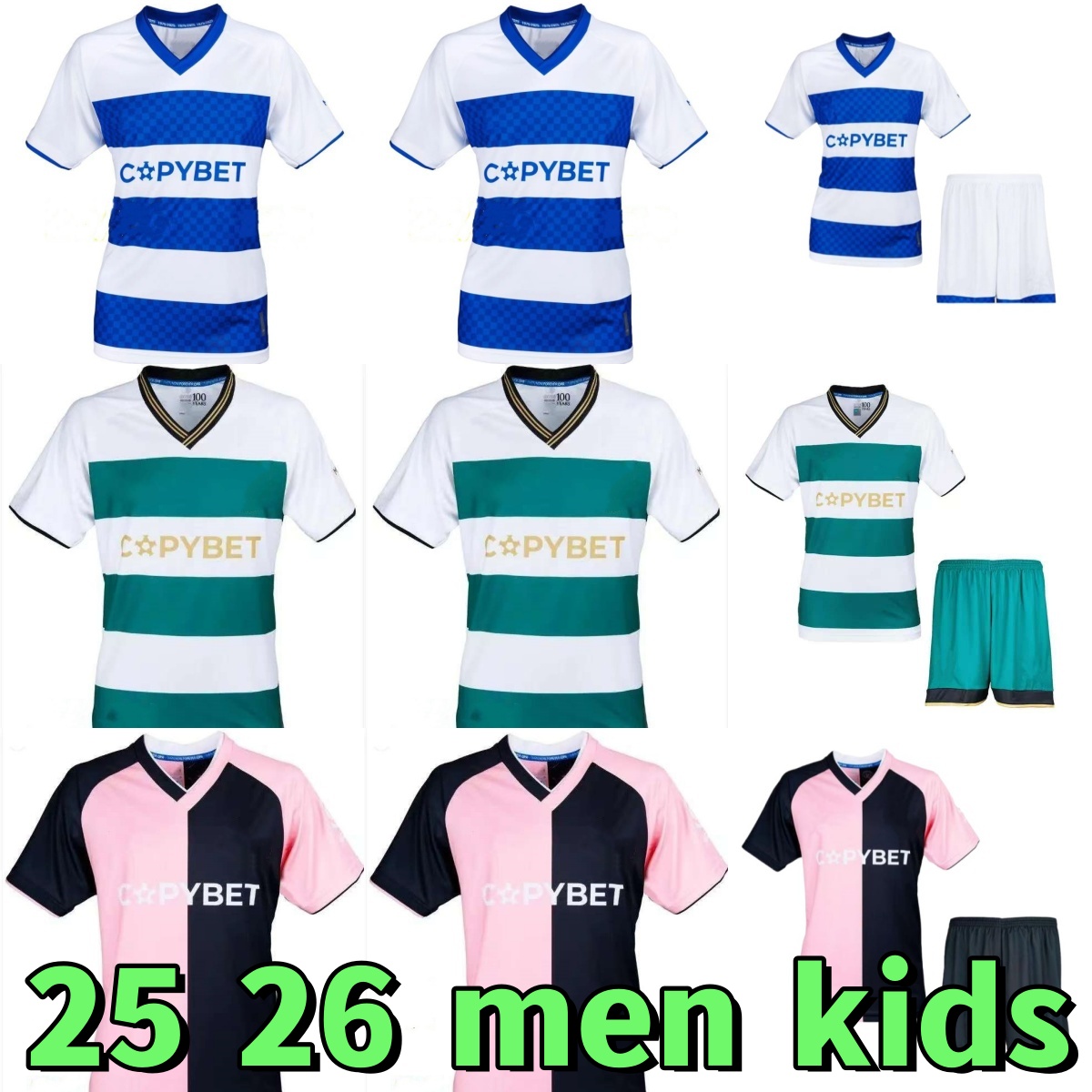 25 26 Queens Park soccer jerseys WILLOCK FIELD 2025 2026 Football Shirts kids kits CHAIR SMYTH maillots FREY Men MORRISON camesita de futol