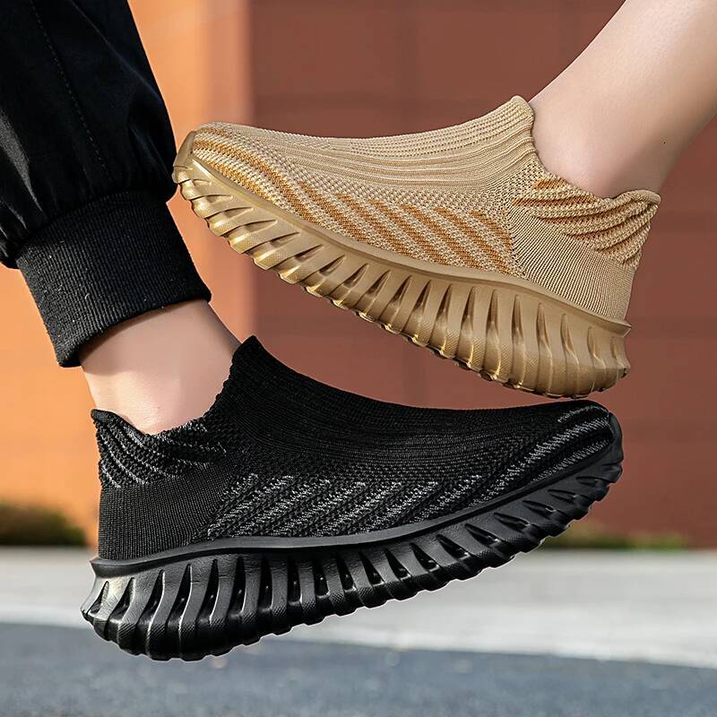 Unisex Socks Summer Platform Breathable Mesh Sneakers Fashion Casual Couple Soft Soles Non-slip Men's Shoes ddmysaturn