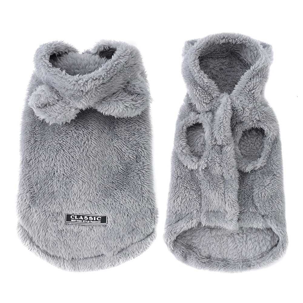 Soft Fleece Pet Dog Clothes Cute Hoodie Coat For Small Medium Dogs Cats Autumn Winter Puppy Hooded et Sweater Pug Apparel W250904