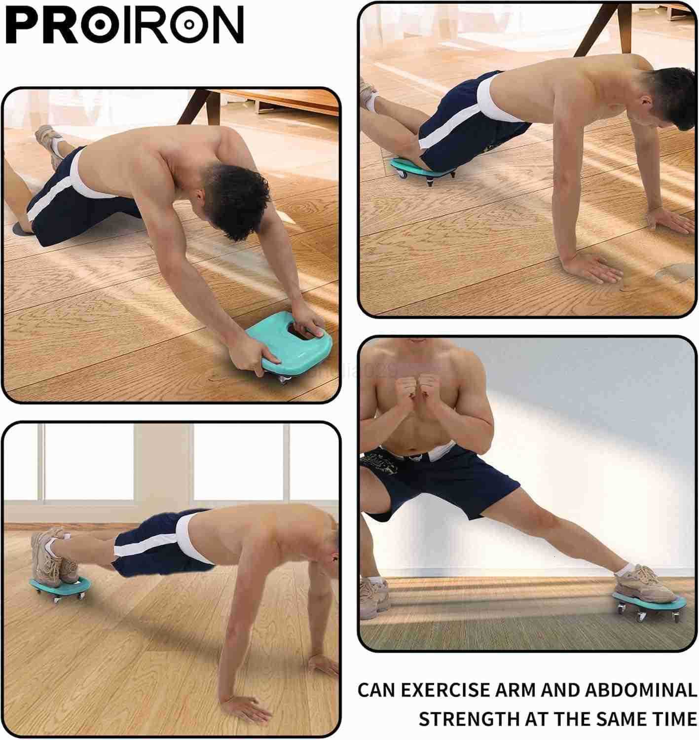 Ab Roller with Knee Pads for Abs Workout Multifunctional Ab Roller Wheel for Abs Workout Abdominal Roller with Knee Pads Abdominal Exercises Wheel Abb