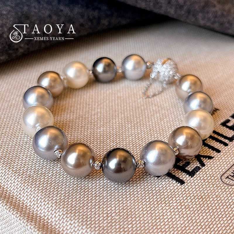 High End Color Bead Pearl Magnetic Buckle Bracelet 2024 New Jewelry For Women Luxury Accessories Wedding Party Unusual Bracelets Y250904