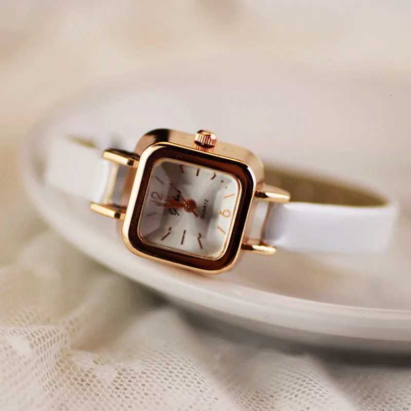 Small Square Dial Wen Watch Thin Leather Strap Ladies Wristwatch Elegant Quartz Fem Watches Casual Relogios Feminino Reloj X250904