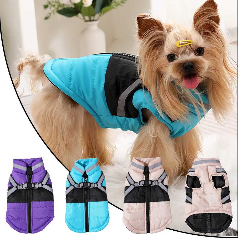 Dog et Coat For Small Medium Dogs Winter Warm Windproof Puppy Clothing with Reflective Cat Costume French Bulldog Pet Coat W250904
