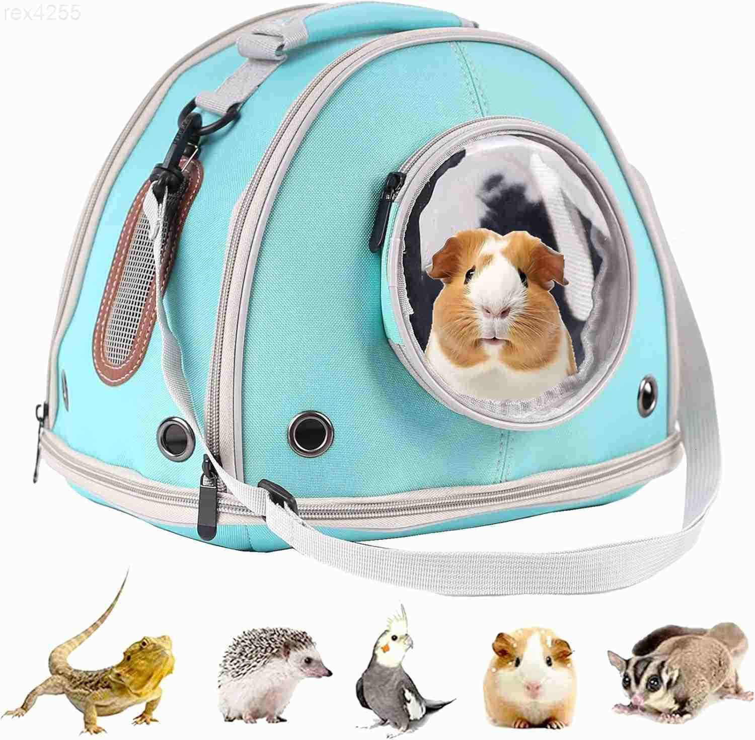 Pig Travel Carrier Cage Portable Carry Bag for Two 2 Pigs Reptile Bearded Dragon Lizard Carrier Bag for Small Animals Hamster Hedgehog Bird Bunny Kitt