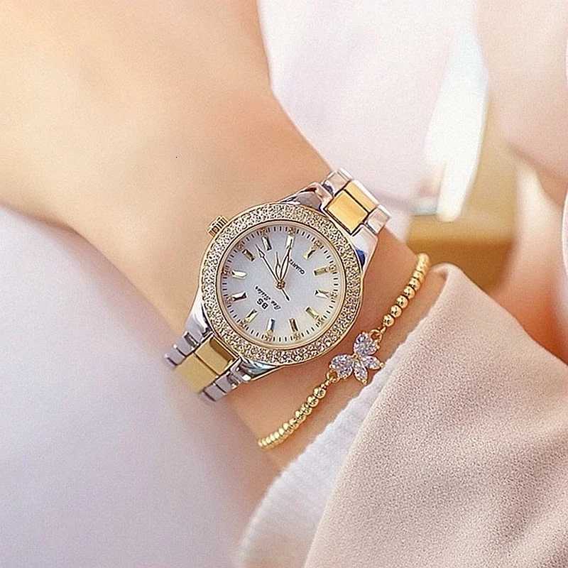Fashion Ladies Wrist Watches Dress Gold Watch Wen Crystal Diamond Watches Stainless Steel Silver Clock Wen Montre Femme X250904