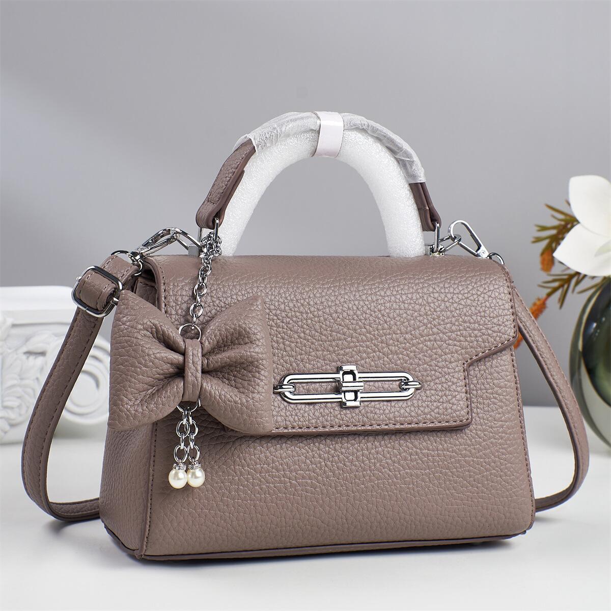 Guguo Designer 2025 New Women's Leather Tote Bag - High-end Minimalist, Shoulder/Crossbody, Fashionable Casual with Free Shipping