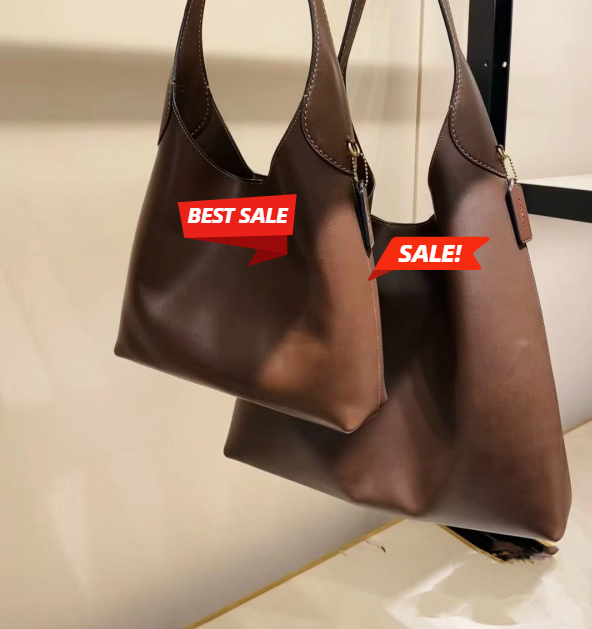 Premium Genuine Leather Tote with Spacious Capacity - Designed for Hand, Single-Shoulder and Armpit Carry, Ideal for Daily Commute, Featuring a Lazy-C