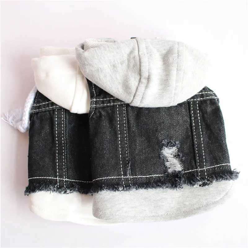 New Product 2020 Pet Hoodie et For Dog Jeans Spring Dog Clothes Fashion Denim Tshirt Puppy Dog Vest Cowboy Cat Coat 10E W250904