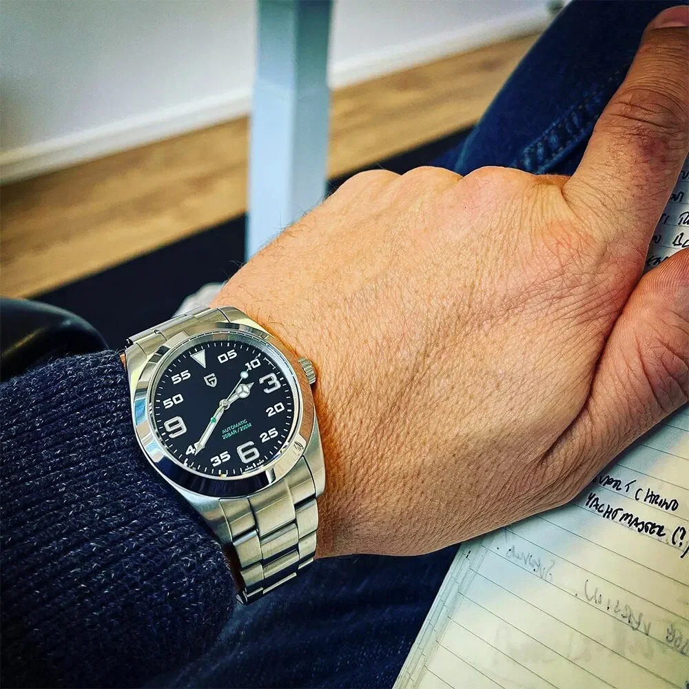 PAGANI PD1692 Mens Automatic Watches 40MM Stainless Steel Mechanical Wristwatch Sapphire AR Coated Waterproof Watch V3 250903