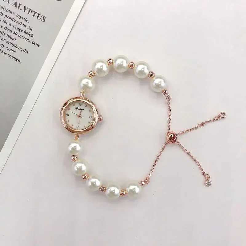 White Pearl Bracelet Wen Quartz Watch Fashion Elegant Ladies Wristwatch Fem Clocks relogios feminino Gift X250904