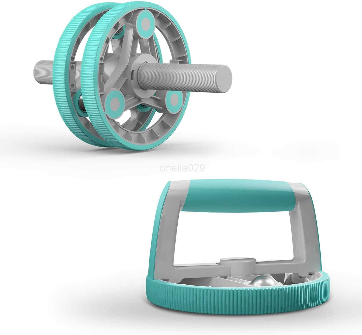 Ab Roller Wheel 14in1Exercise Roller Wheel Kit for Abdominal Core Strength Training Perfect Home Gym Equipment for Women Green W250904