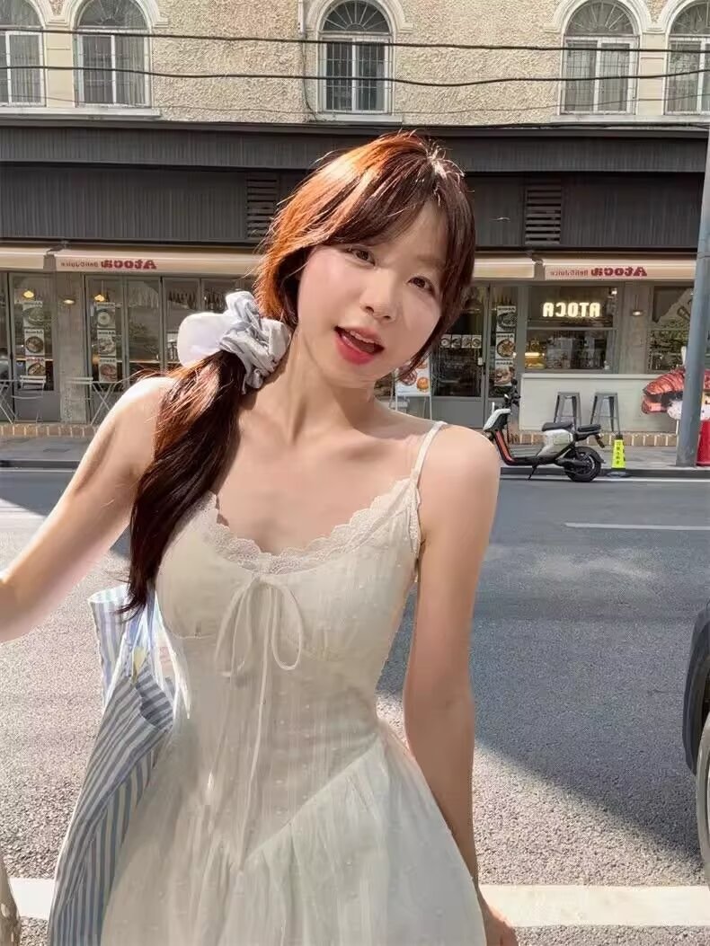 KC120 Summer loose temperament new long skirt