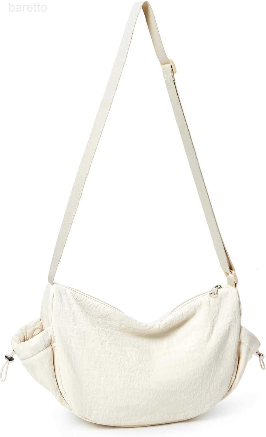 Crossbody Purse Bag for Women Nylon Crescent Bag Men Dumpling Bag Lightweight Travel Sling Bag with Adjustable Strap M250903