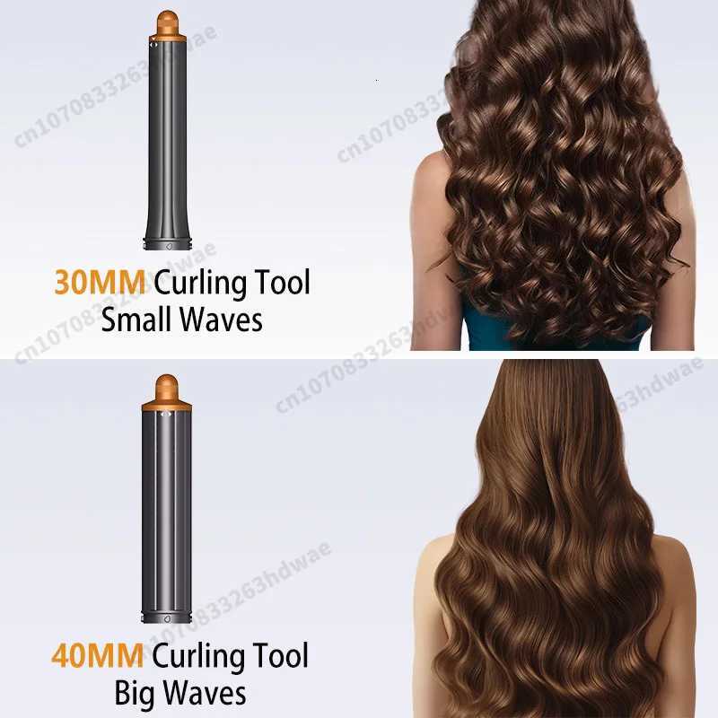 6 in 1 Hair Styler Auto Curling Dryer Wrap HotCold Air Dryer 1300W Hair Straightener Curling Barrel Brush Salon Hair Dryer GiftW250904