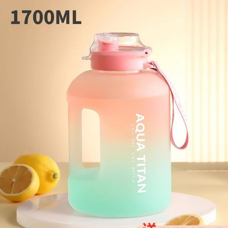 Water Cup Large Capacity Mens and Womens Fitness Sports Water Bottle Big Belly Cup Summer Bottle Dundun Bucket 250904