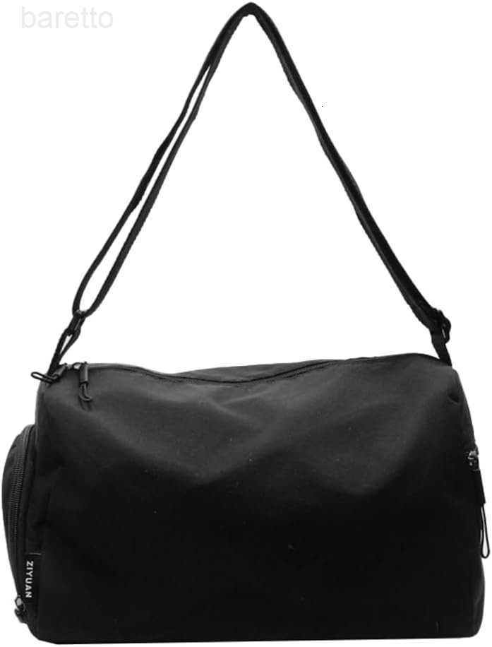 Nylon Hobo Bag Women Commute MultiPocket Crossbody Shoulder Purse Casual Boston Bag College Travel Tote Handbag M250904