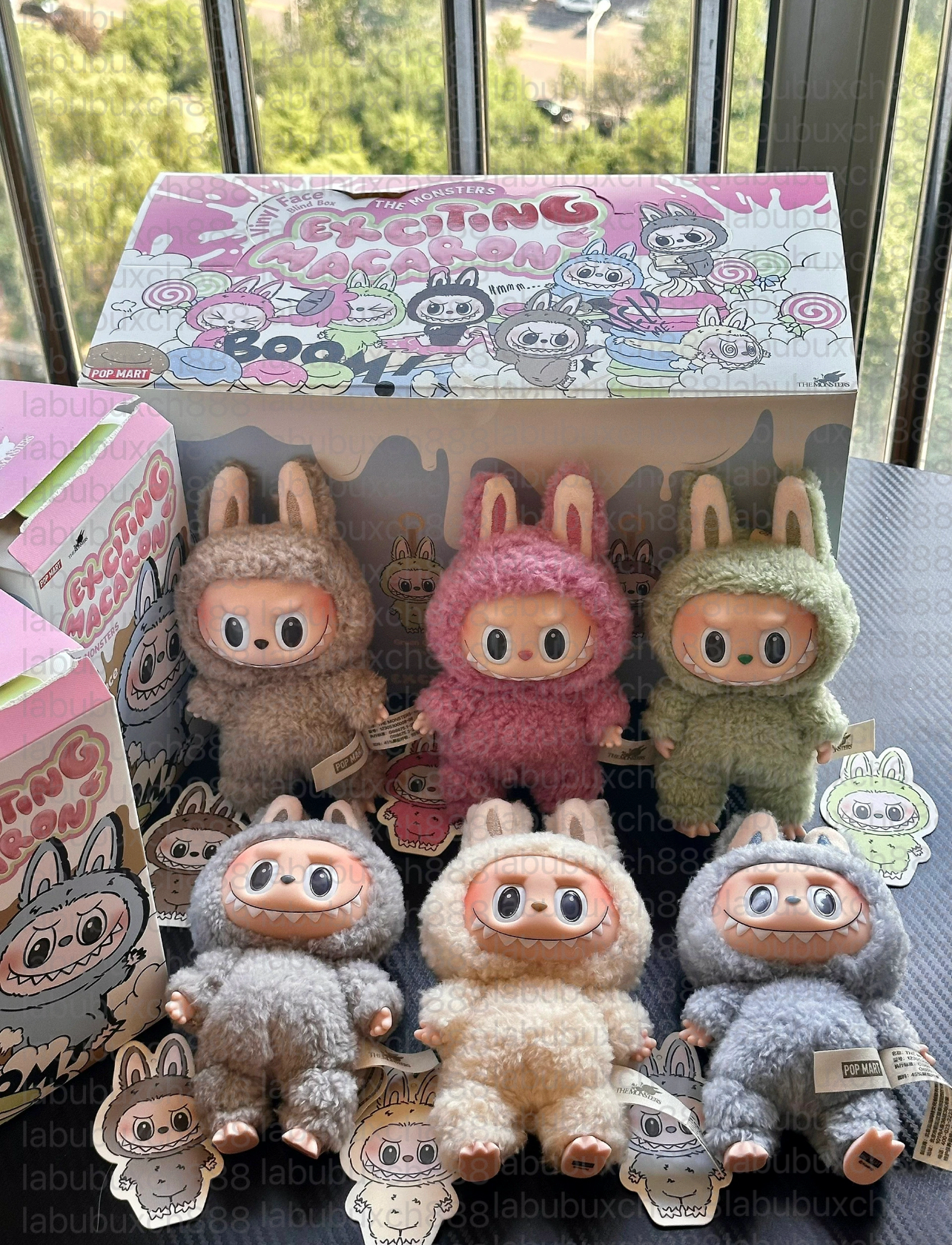 labubu doll V1 V2 V3 Kawaii Labubu Plush Toys Monsters Big Into Energy SeriesBlind Box Kawaii Figure Face doll clothesDoll Keychain Decor Gift blind b
