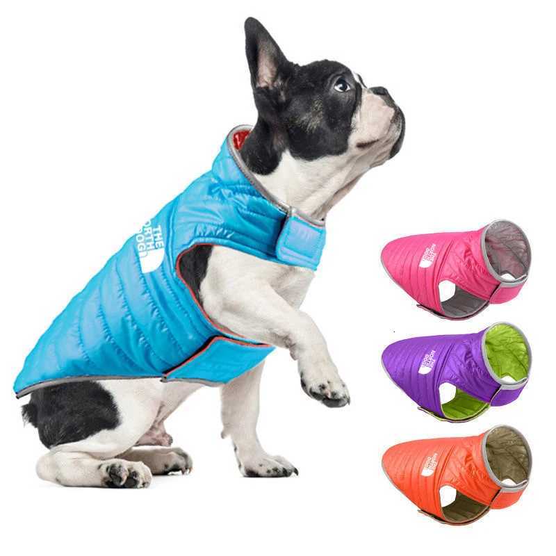 Double Sided Dog Coat Winter Warm Pet Dog Clothes For Small Medium Dogs Vest Chihuahua Clothing Soft Puppy Costumes Ropa Perro W250904