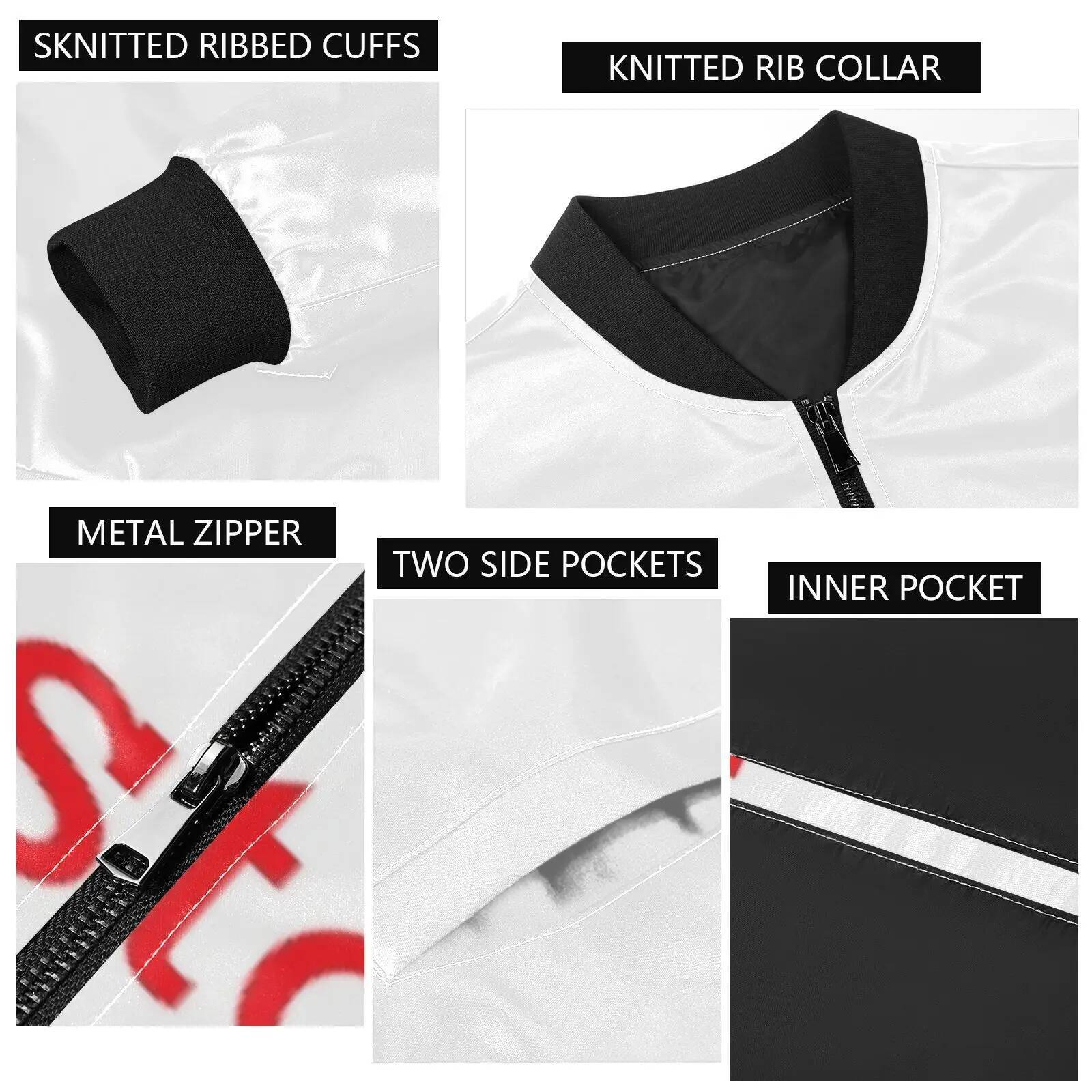 New Men Casual Jackets Spring and autumn Sportswear Customizing images Jacket Mens jackets Male Coat Plus Size S-2XL