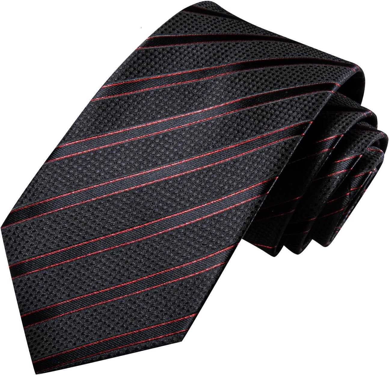 Mens Tie Sets Silk Paisley Striped Necktie Pocket Square Cufflinks Sets Wedding Business HolidayW250904