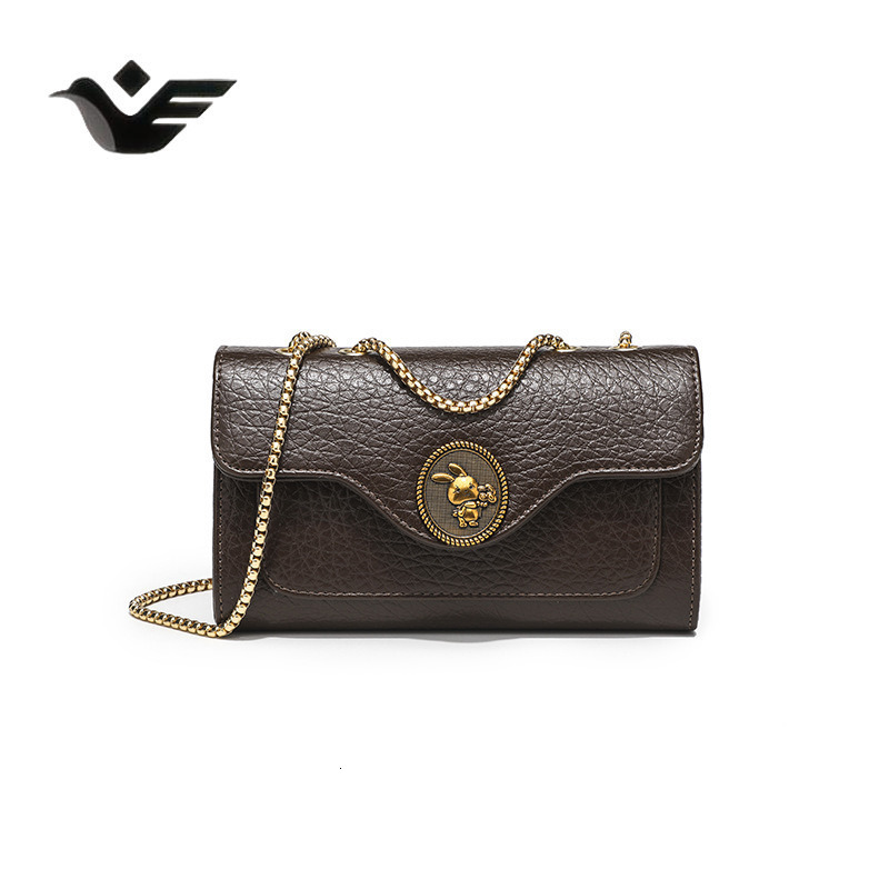 Feiyan Free Shipping New Designer Bag Luxury Shopping Bag Official Genuine High-end Chain Small Bag 2025 New Fashion Versatile Shoulder Crossbody Bag