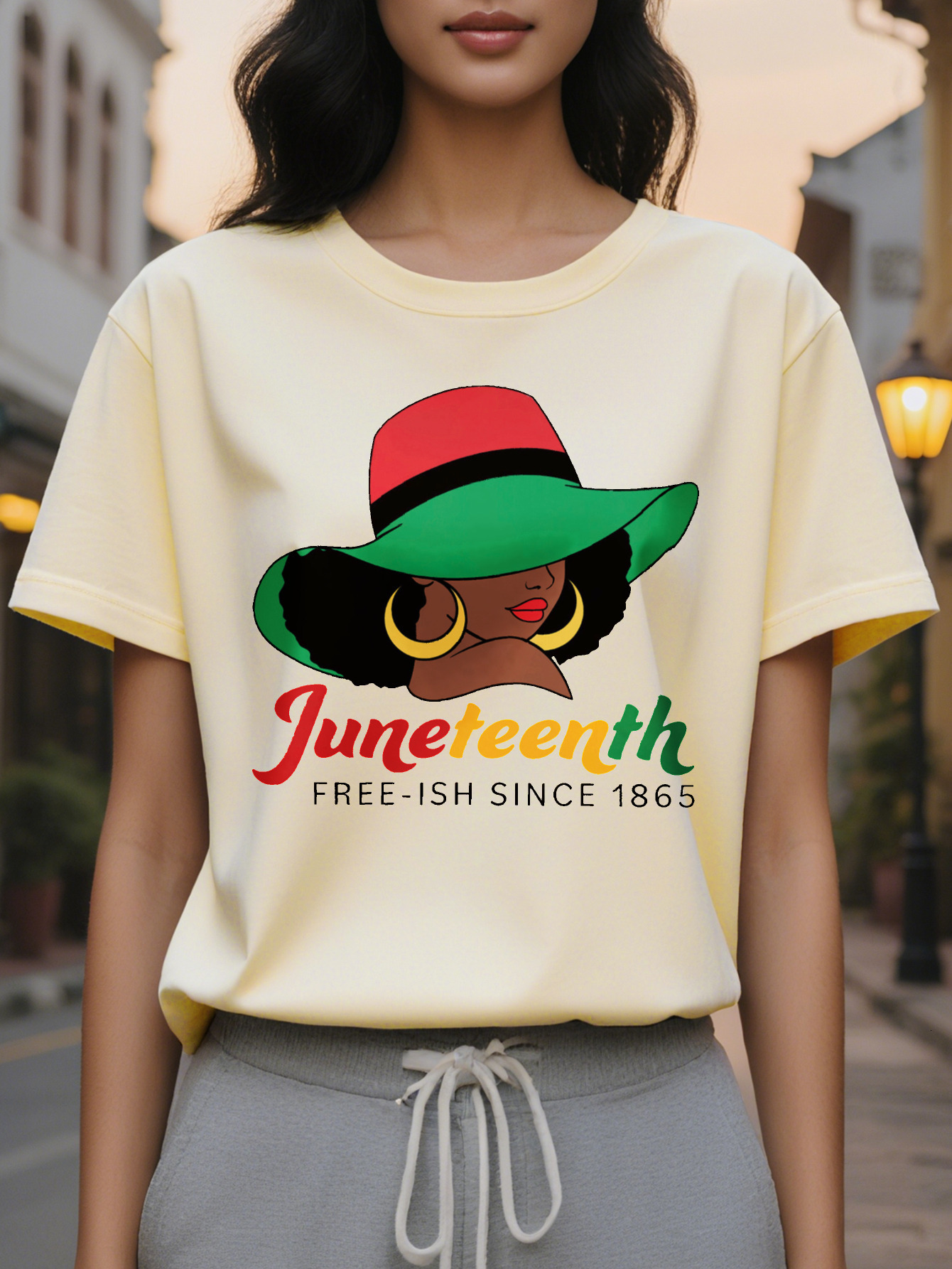 Large XL Women's Figure Letter Print T-Shirt Fashionable Crew Neck Short Sleeve Casual Style Perfect for Spring Summer Plus Size